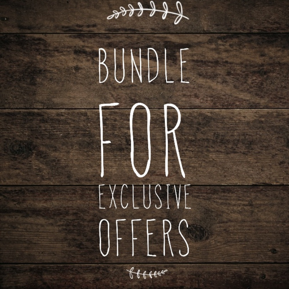 Bundle for exclusive offers!!